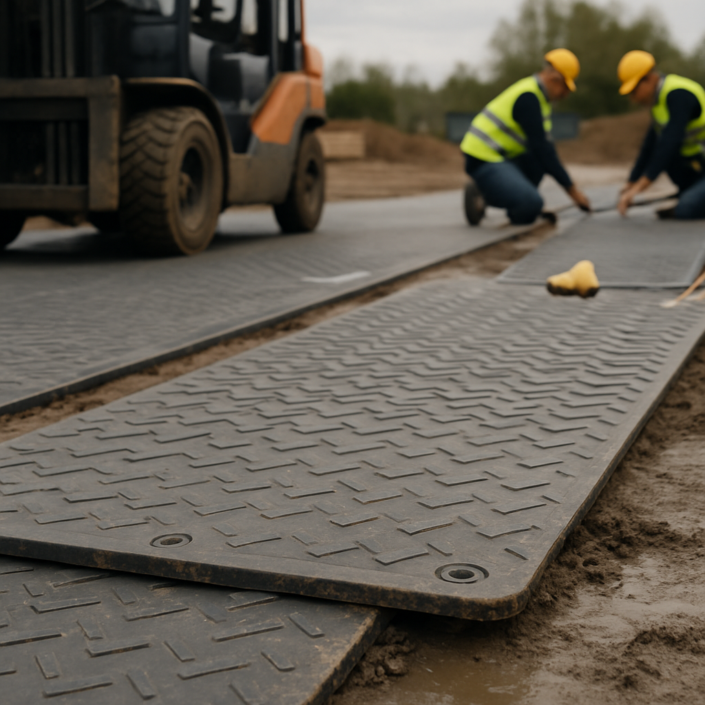 Fahrplatten für weichen Untergrund: Sicher unterwegs mit Rückhalt